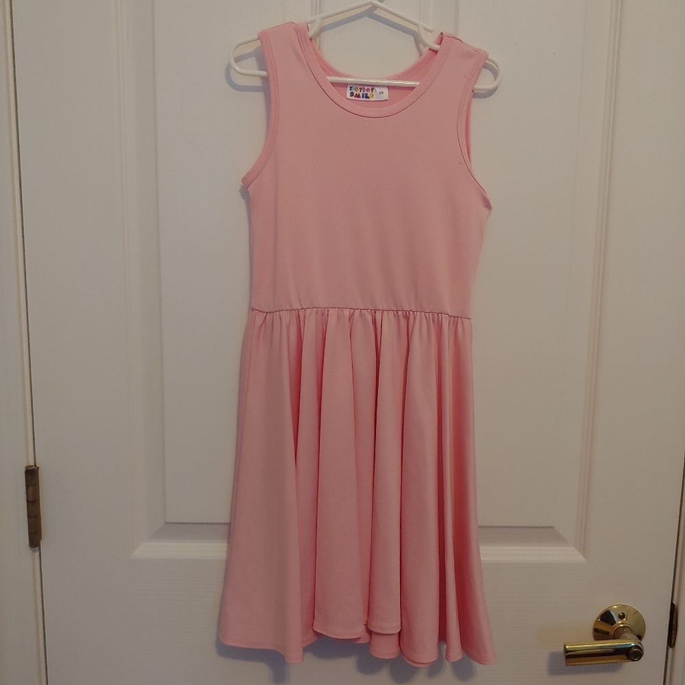 Dot dot smile 5/6 pink tank dress silky fabric